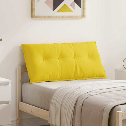 Ryggkudde Ljusgul 100 x 19 x 50 cm tyg