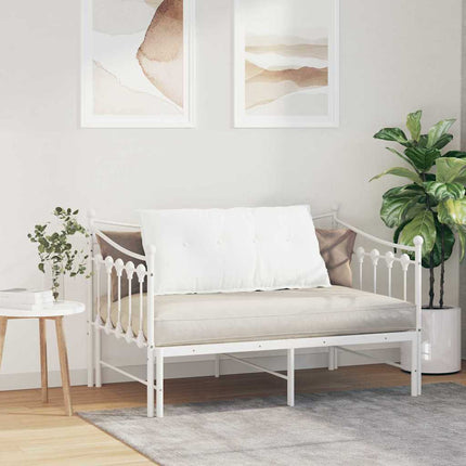 Ryggkudde Vit 100 x 19 x 50 cm tyg