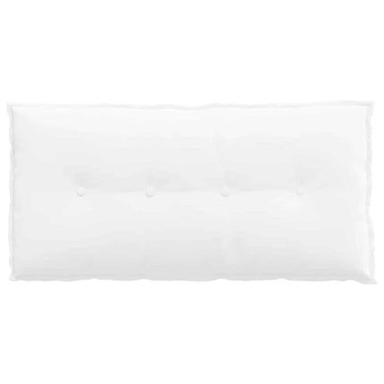 Ryggkudde Vit 100 x 19 x 50 cm tyg