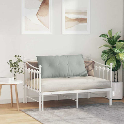 Ryggkudde Ljusgrå 100 x 50 cm Kordread tyg