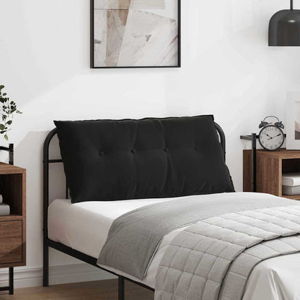 Ryggkudde Svart 100 x 50 cm Kordread tyg