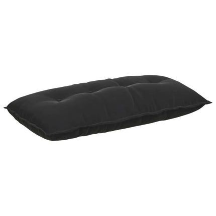 Ryggkudde Svart 100 x 50 cm Kordread tyg
