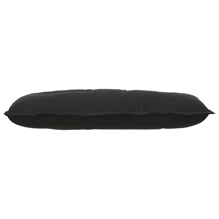 Ryggkudde Svart 100 x 50 cm Kordread tyg