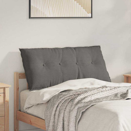Ryggkudde Ljusgrå 100 x 50 cm Kordread tyg