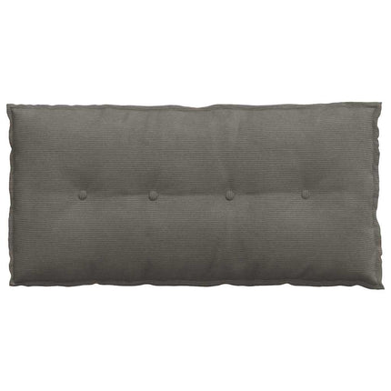 Ryggkudde Ljusgrå 100 x 50 cm Kordread tyg