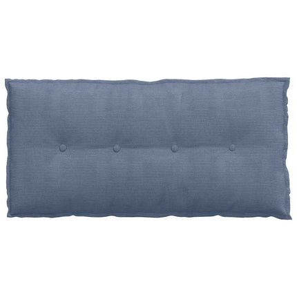 Ryggkudde Blå 100 x 50 cm Kordread tyg