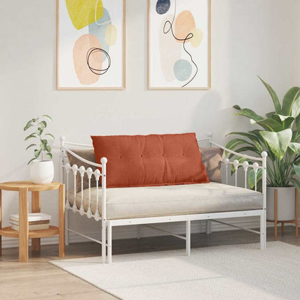Ryggkudde Röd orange 100 x 50 cm Kordread tyg