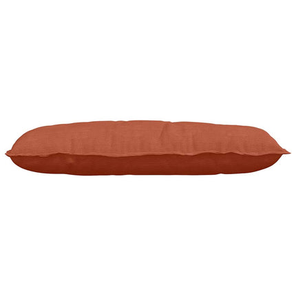 Ryggkudde Röd orange 100 x 50 cm Kordread tyg