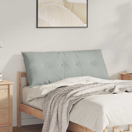 Ryggkudde Ljusgrå 120 x 50 cm Kordread tyg