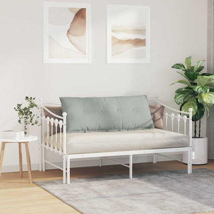 Ryggkudde Ljusgrå 120 x 50 cm Kordread tyg