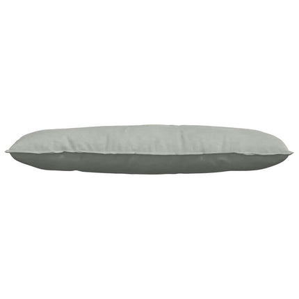 Ryggkudde Ljusgrå 120 x 50 cm Kordread tyg
