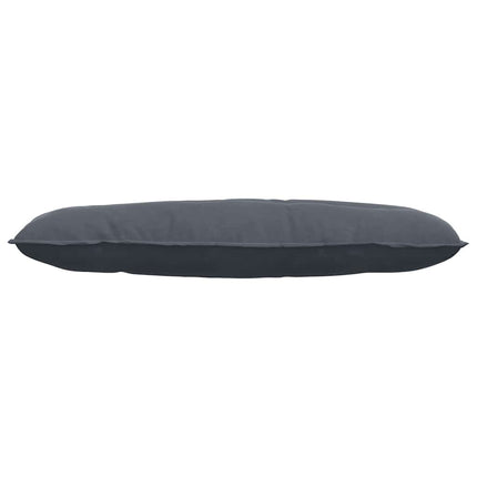 Ryggkudde Mörkgrå 120 x 50 cm Kordread tyg