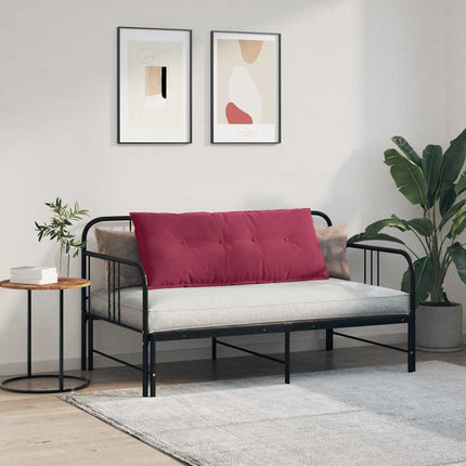 Ryggkudde Vinröd 120 x 50 cm Kordread tyg