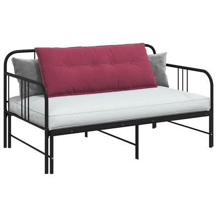Ryggkudde Vinröd 120 x 50 cm Kordread tyg