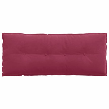 Ryggkudde Vinröd 120 x 50 cm Kordread tyg