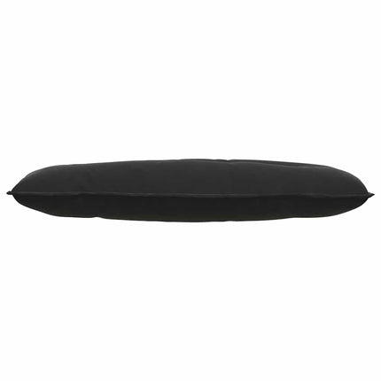 Ryggkudde Svart 120 x 50 cm Kordread tyg