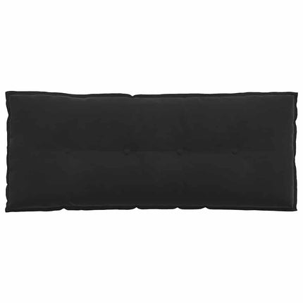 Ryggkudde Svart 120 x 50 cm Kordread tyg