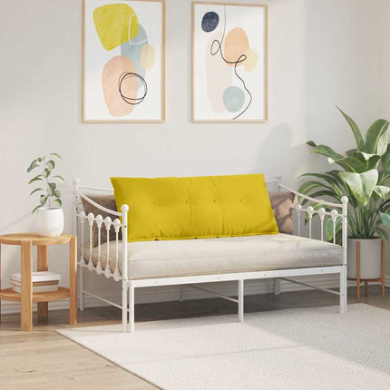 Ryggkudde Gul 120 x 50 cm Kordread tyg