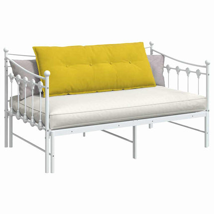 Ryggkudde Gul 120 x 50 cm Kordread tyg