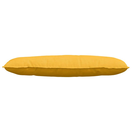 Ryggkudde Ljusgul 120 x 50 cm Kordread tyg