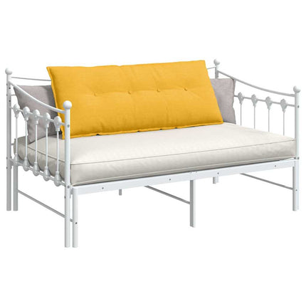 Ryggkudde Ljusgul 120 x 50 cm Kordread tyg