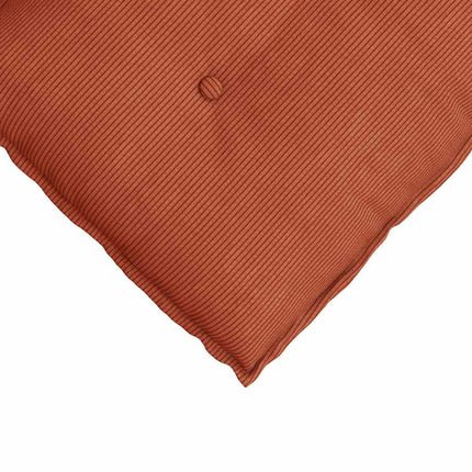 Ryggkudde Röd orange 120 x 50 cm Kordread tyg