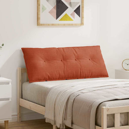 Ryggkudde Röd orange 120 x 50 cm Kordread tyg