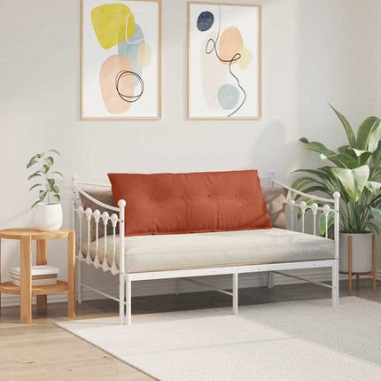 Ryggkudde Röd orange 120 x 50 cm Kordread tyg