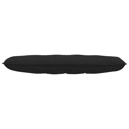 Ryggkudde Svart 140 x 19 x 50 cm tyg