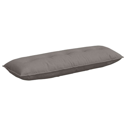 Ryggkudde Taupe 140 x 19 x 50 cm tyg