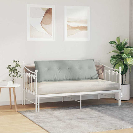 Ryggkudde Ljusgrå 140 x 50 cm Kordread tyg