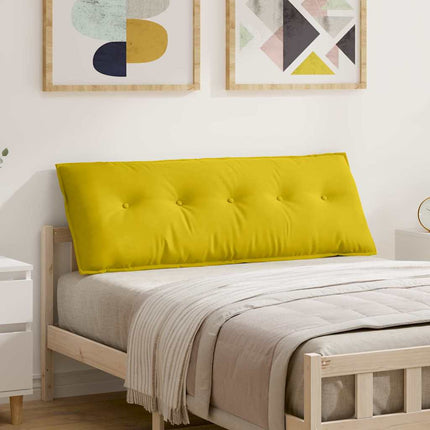 Ryggkudde Gul 140 x 50 cm Kordread tyg