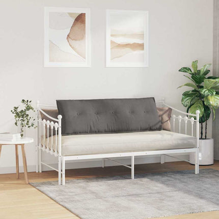 Ryggkudde Ljusgrå 140 x 50 cm Kordread tyg