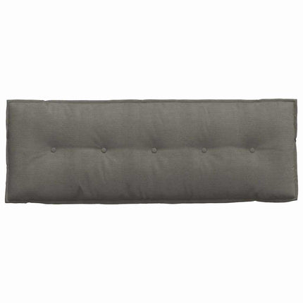 Ryggkudde Ljusgrå 140 x 50 cm Kordread tyg