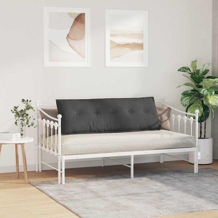 Ryggkudde Mörkgrå 140 x 50 cm Kordread tyg