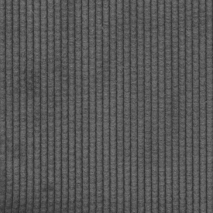 Ryggkudde Mörkgrå 140 x 50 cm Kordread tyg