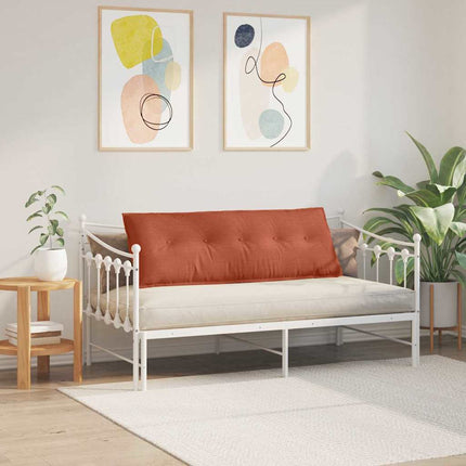 Ryggkudde Röd orange 140 x 50 cm Kordread tyg
