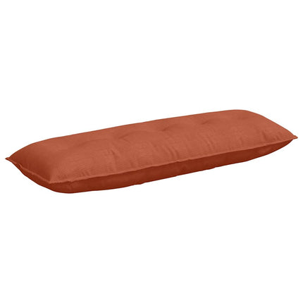 Ryggkudde Röd orange 140 x 50 cm Kordread tyg