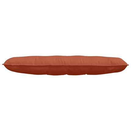 Ryggkudde Röd orange 140 x 50 cm Kordread tyg