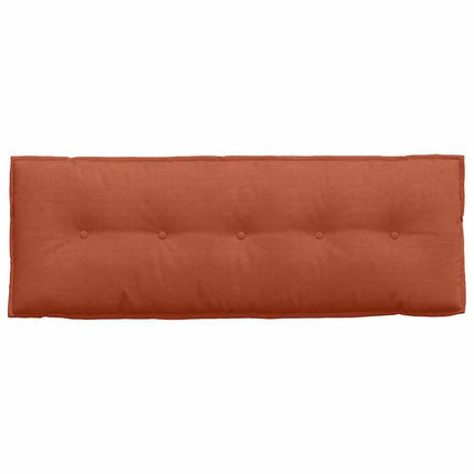 Ryggkudde Röd orange 140 x 50 cm Kordread tyg