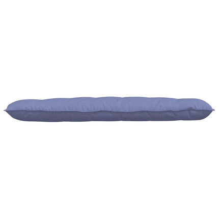 Ryggkudde Jeansblå 160 x 19 x 50 cm tyg