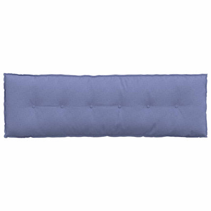 Ryggkudde Jeansblå 160 x 19 x 50 cm tyg