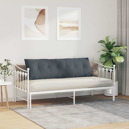 Ryggkudde Mörkgrå 160 x 50 cm Kordread tyg