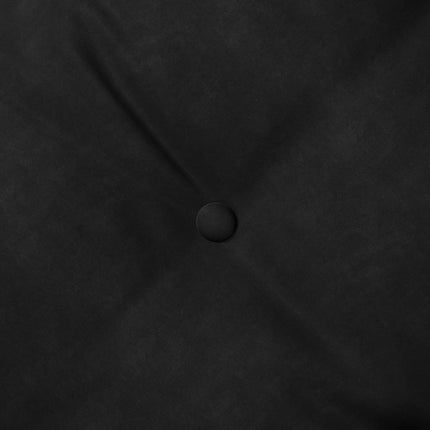 Ryggkudde Svart 160 x 50 cm Kordread tyg