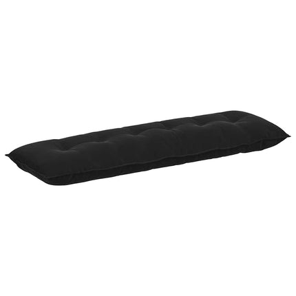Ryggkudde Svart 160 x 50 cm Kordread tyg
