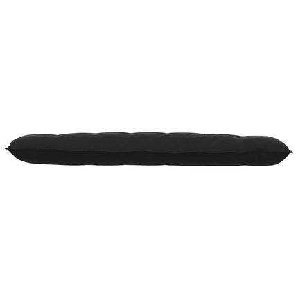 Ryggkudde Svart 160 x 50 cm Kordread tyg
