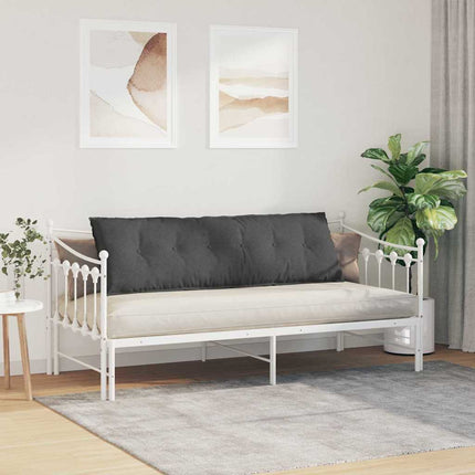Ryggkudde Mörkgrå 160 x 50 cm Kordread tyg