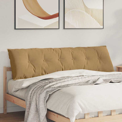 Ryggkudde Brun 180 x 50 cm Kordread tyg