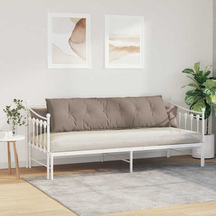 Ryggkudde Taupe 180 x 50 cm Mikrofiber Tyg