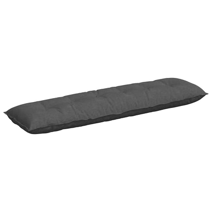 Ryggkudde Mörkgrå 180 x 50 cm Kordread tyg
